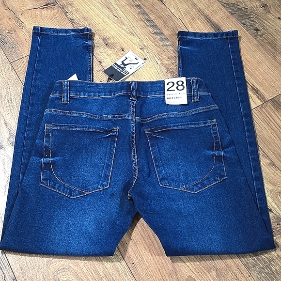 Men's Blue Denim Stretch & Skinny Fit Size 28/30 - Picture 3 of 8